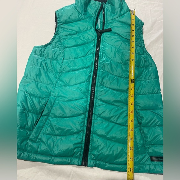 Calvin Klein Casual Wind Resistant placket Green Vest Women’s Size M - Picture 3 of 9